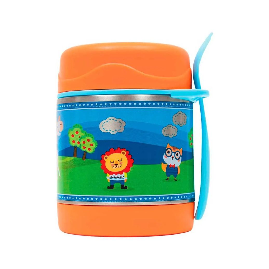 Pote Térmico para Alimentos Buba Baby Tema Animais Friends com 1 unidade