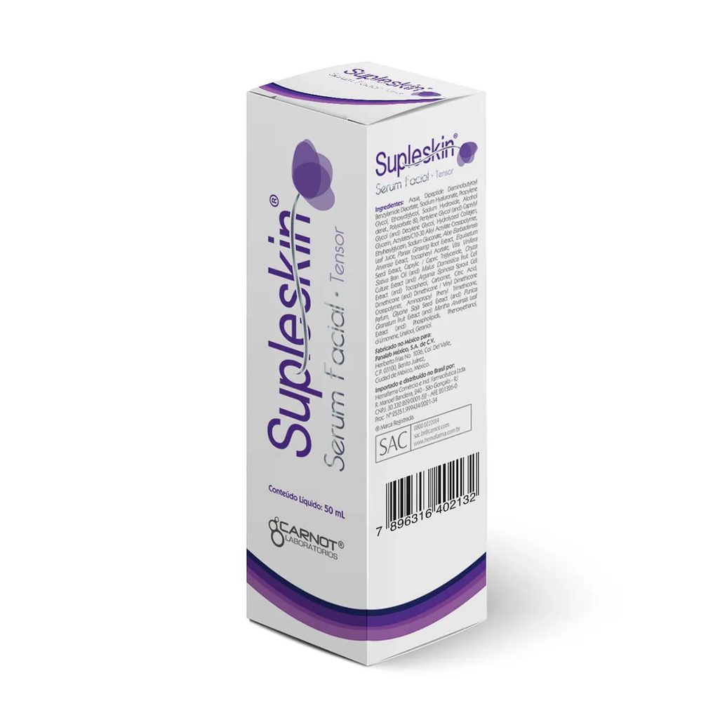 Sérum Facial Tensor Carnot Supleskin Anti-Idade com 50ml