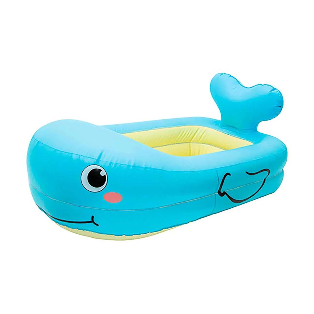 Banheira Inflável Buba Baby Baleia Feliz com 1 unidade