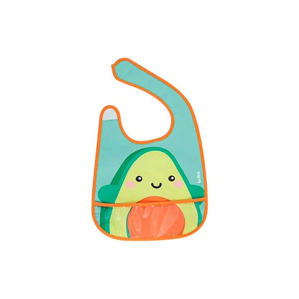 Babador com Bolso Buba Frutti Avocado 1 unidade