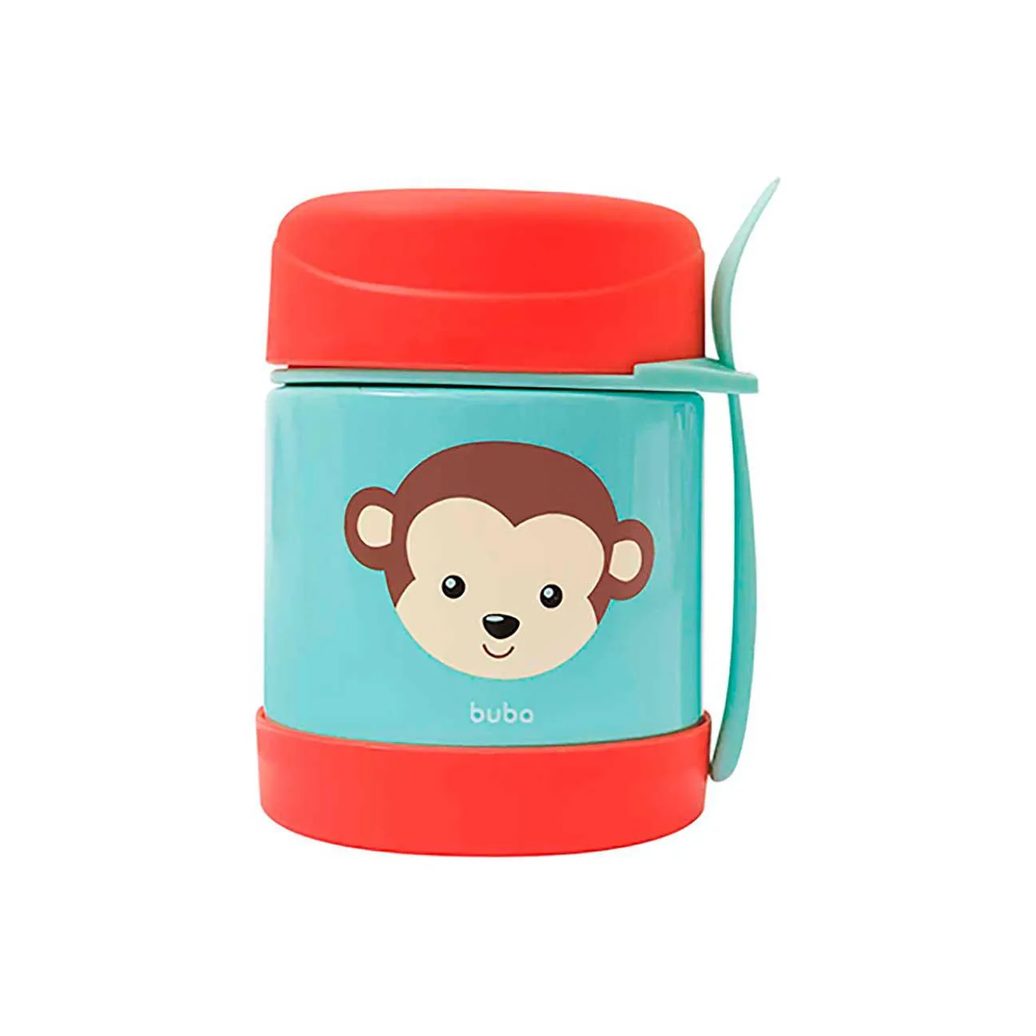 Pote Térmico para Alimentos Buba Baby Animal Fun Macaco 1 unidade