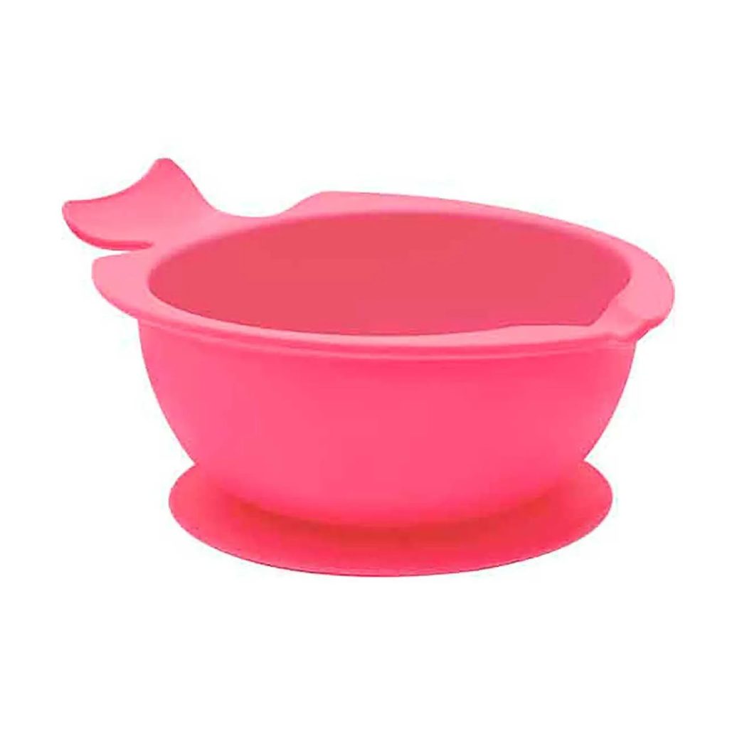 Bowl de Silicone Buba Baby com Ventosa Rosa com 1 unidade