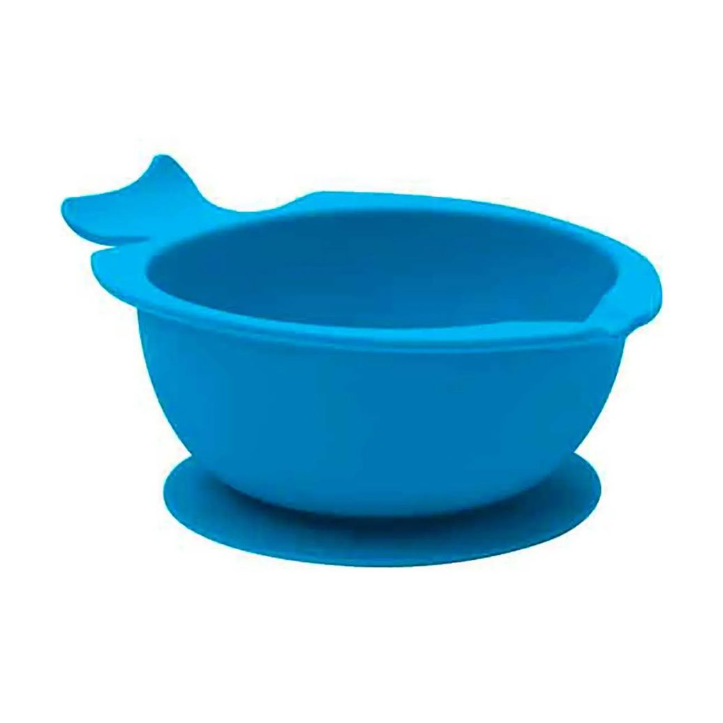 Bowl de Silicone Buba Baby com Ventosa Azul com 1 unidade