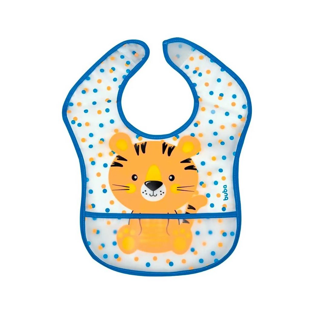 Babador com Bolso Buba Tigrinho 1 unidade