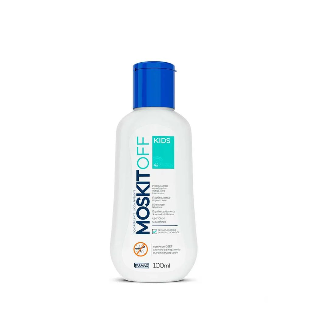 Repelente de Inseto Infantil Moskitoff Kids com DEET Loção 100ml