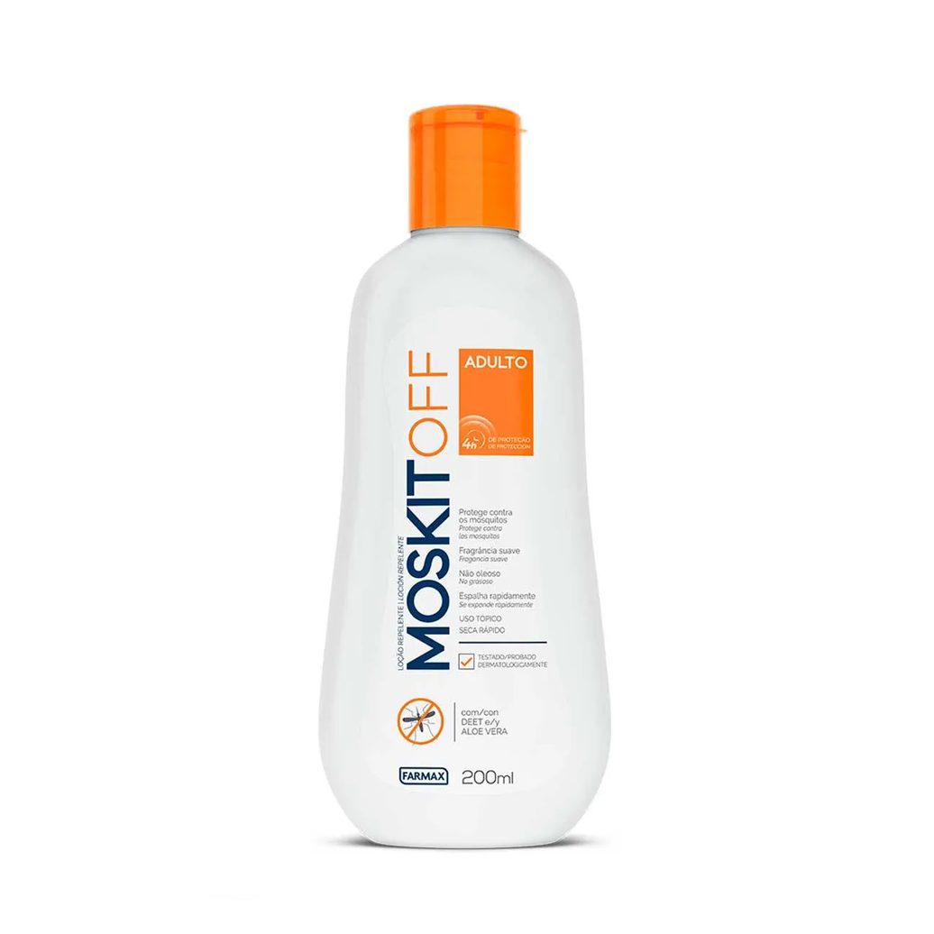 Repelente de Inseto Moskitoff com DEET Loção 200ml