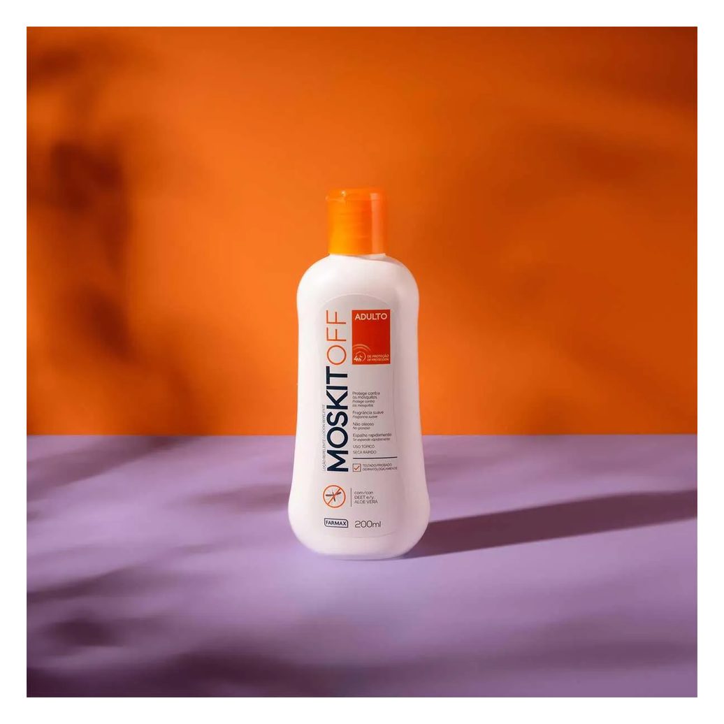 Repelente de Inseto Moskitoff com DEET Loção 200ml