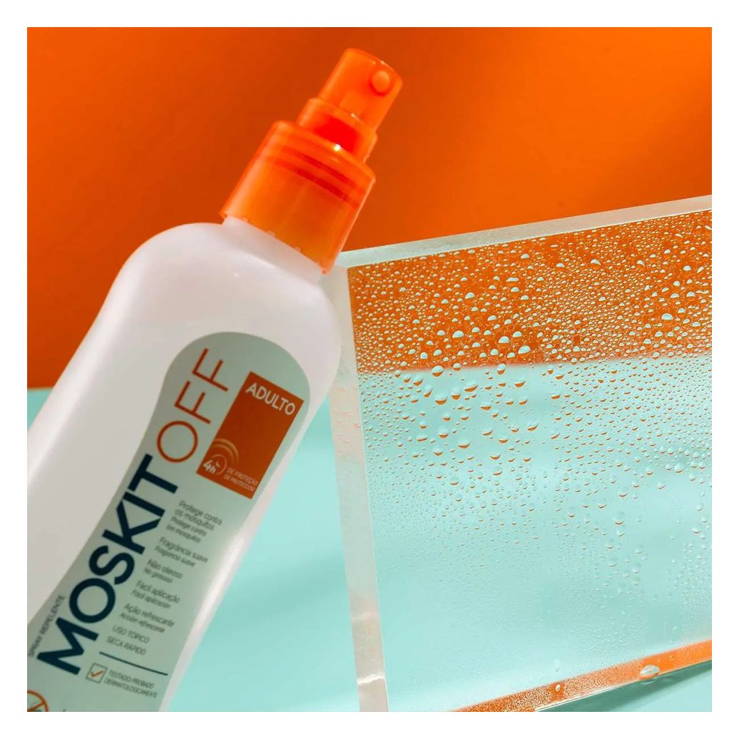 Repelente de Inseto Adulto Moskitoff com DEET Spray 200ml