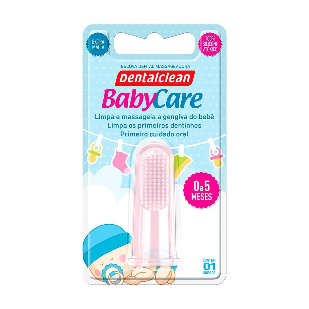 Escova de Dente Massageadora Infantil Dentalclean Baby Care com 1 unidade