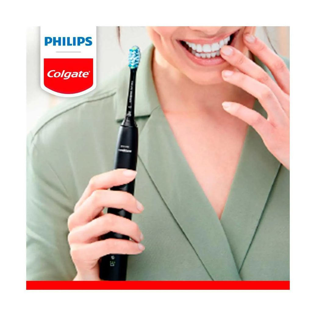 Escova de Dente Elétrica Philips Colgate SonicPro 70 + 3 Regis+ 1 Estojo