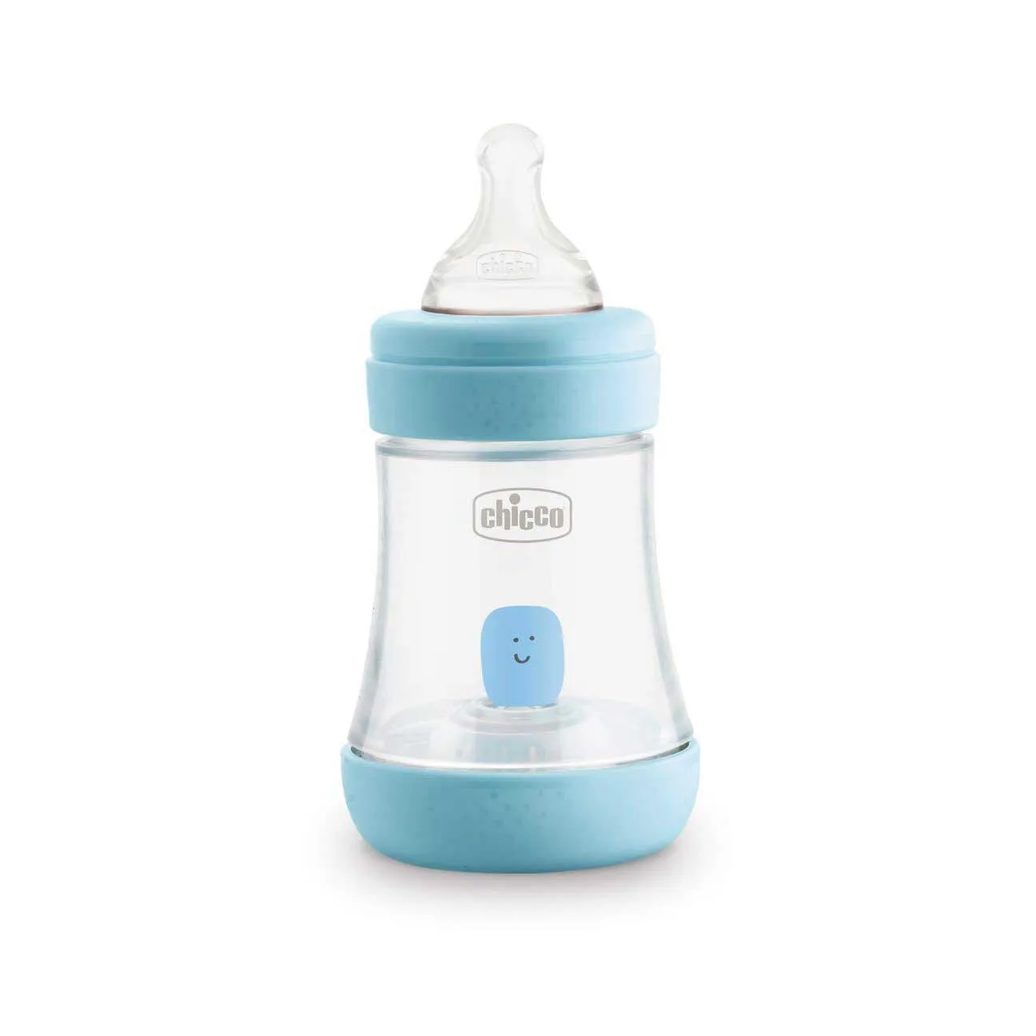 Mamadeira Chicco Perfect 5 Fluxo Inicial 0m+ Azul de 150ml - 1 unidade