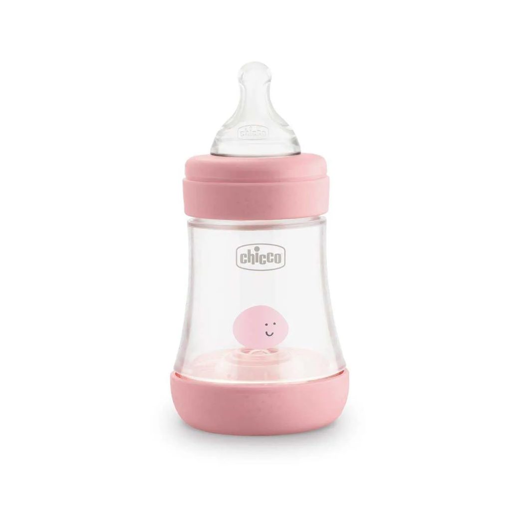 Mamadeira Chicco Perfect 5 Fluxo Inicial 0m+ Rosa de 150ml - 1 unidade