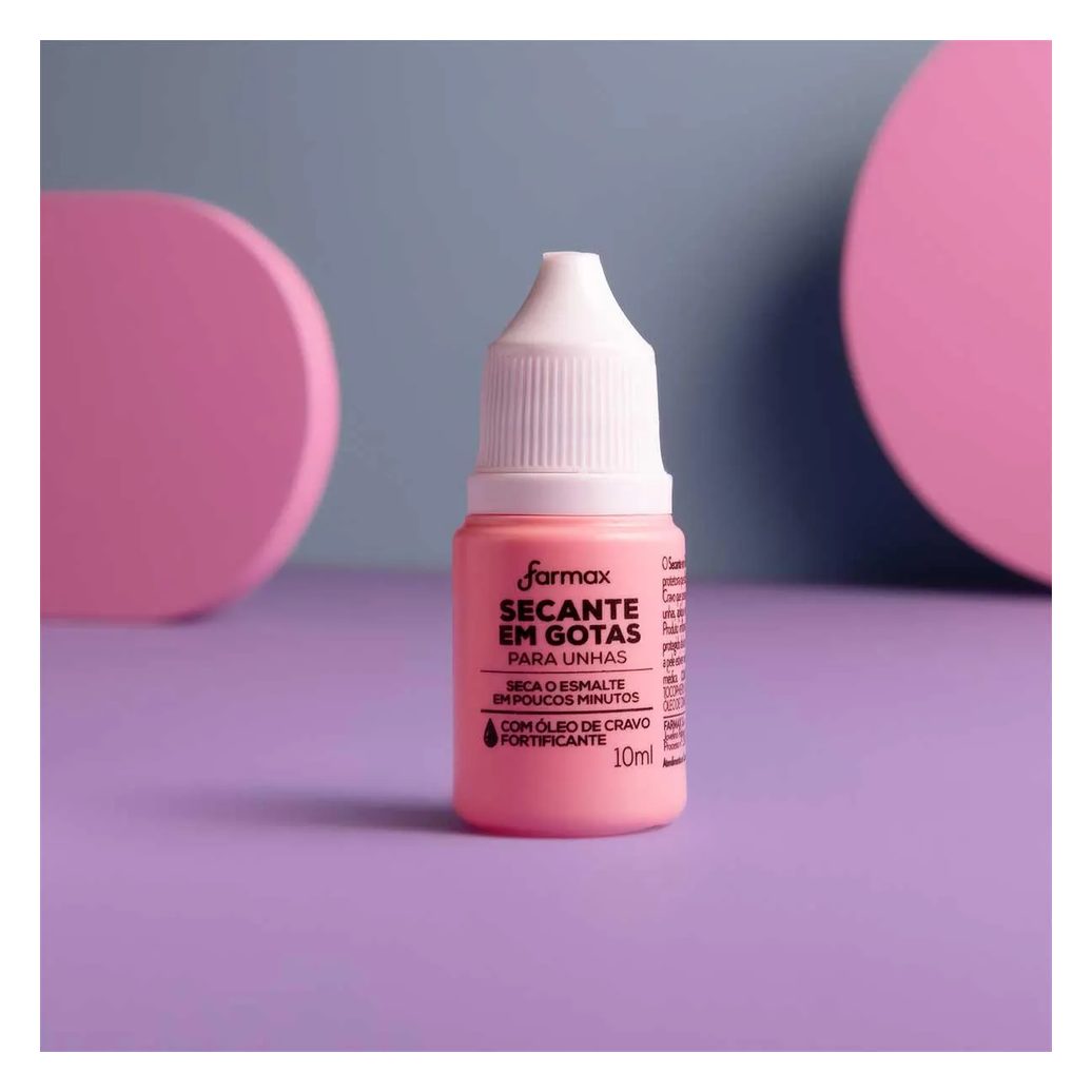 Secante em Gotas para Unhas Farmax com 10ml