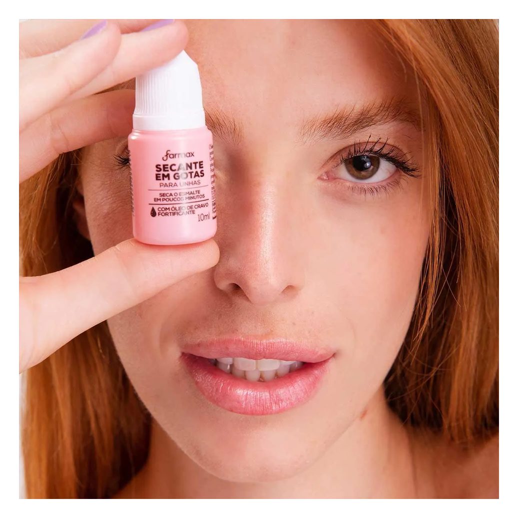 Secante em Gotas para Unhas Farmax com 10ml