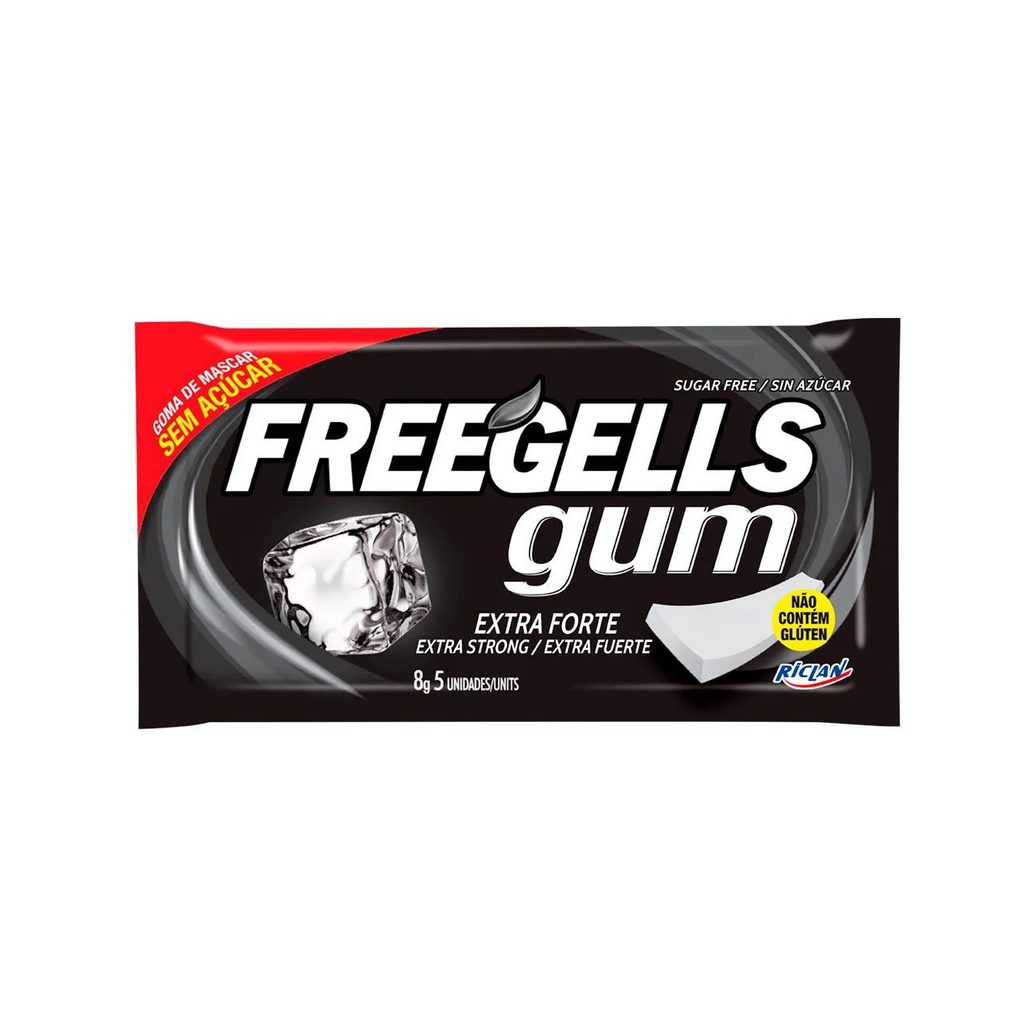 Goma de Mascar Freegells Extra Forte 8g
