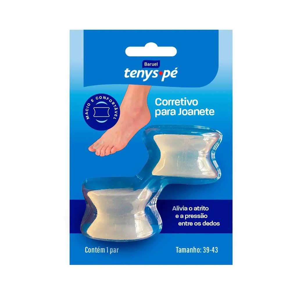Corretivo para Joanete Tenys Pé 1 Par Tamanho 39 - 43