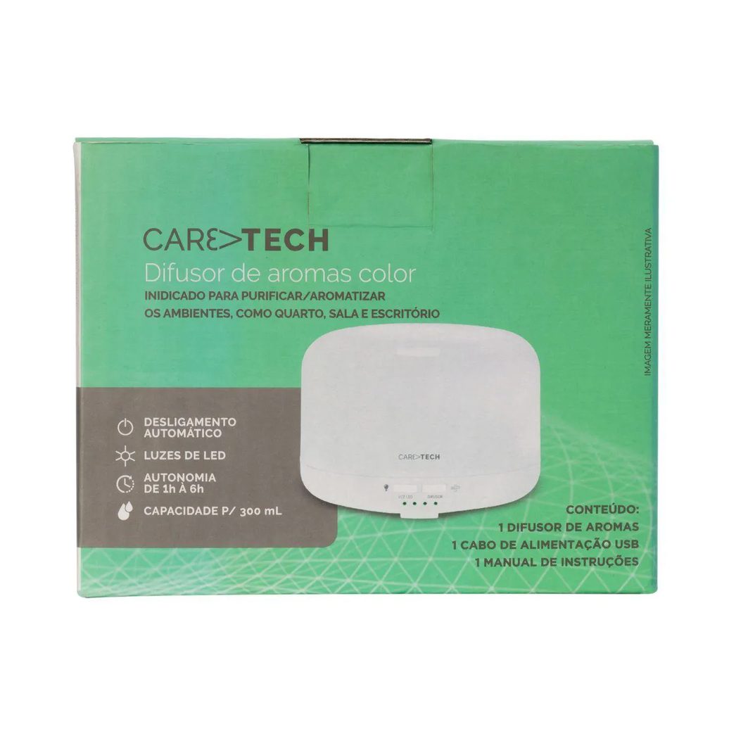 Difusor de Aromas Purificador Caretech Colors HC385