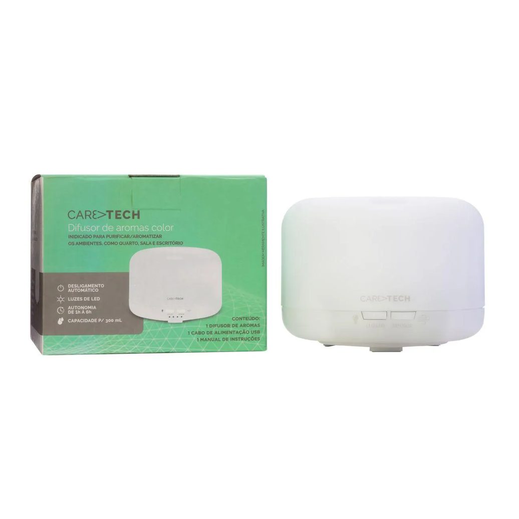 Difusor de Aromas Purificador Caretech Colors HC385