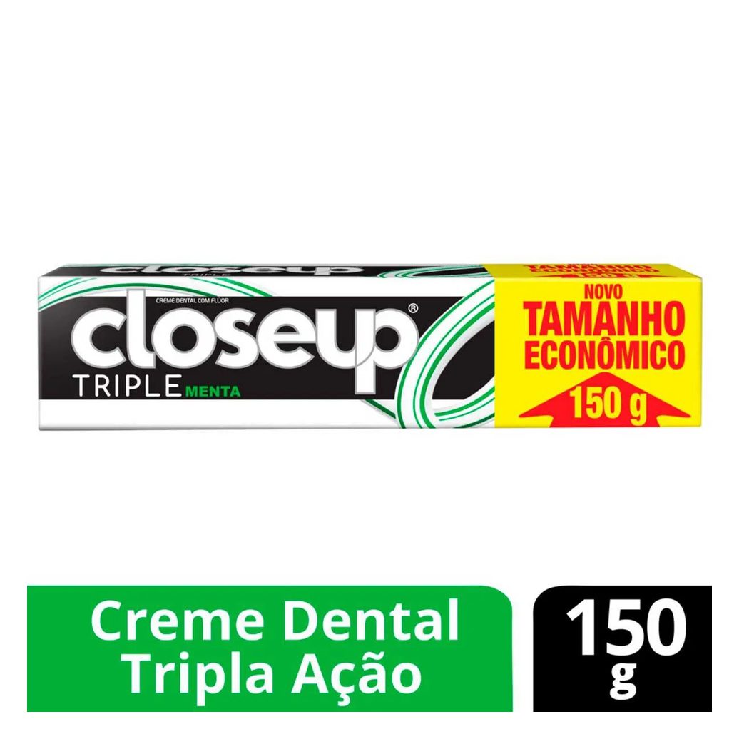 Creme Dental Closeup Triple Menta 150g
