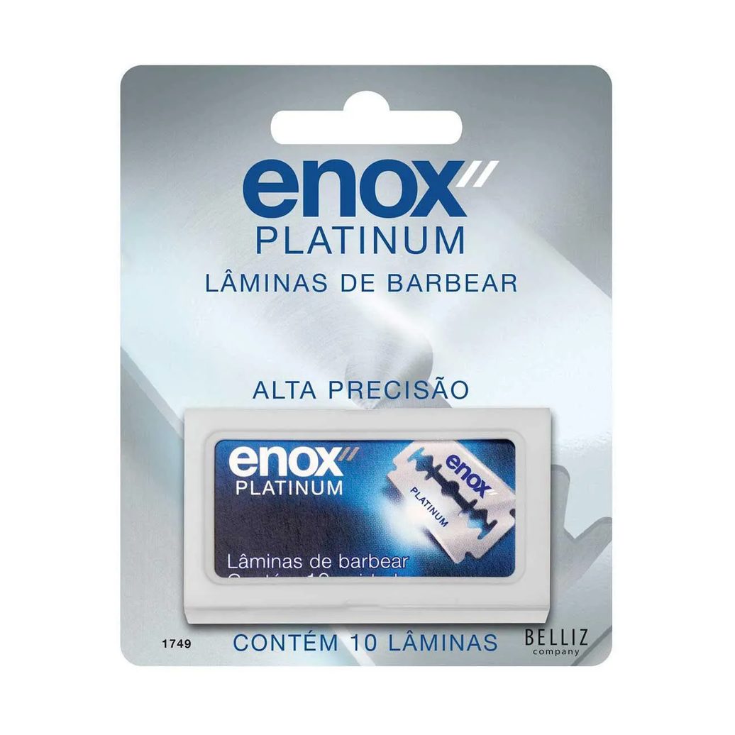 Lâmina de Barbear Enox com 10 Unidades