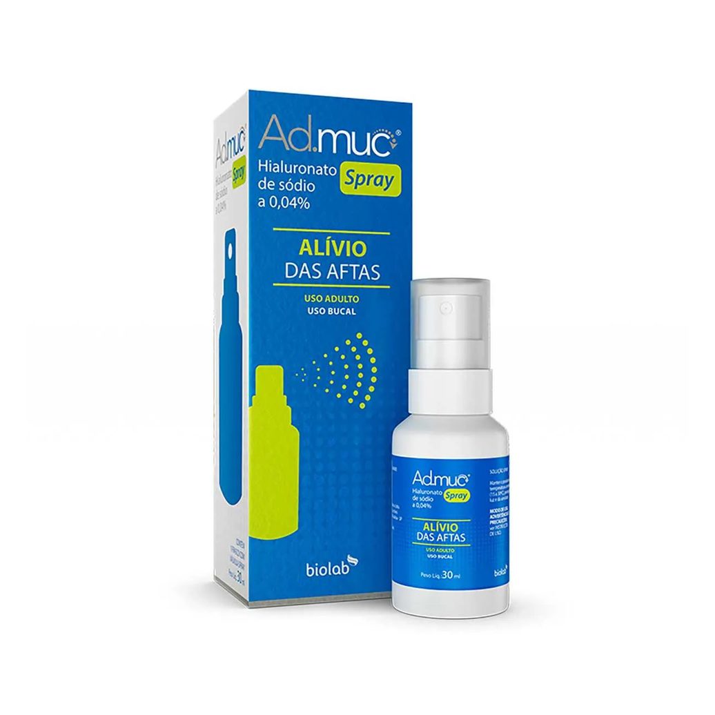 Spray Antisséptico Bucal Ad.Muc 30ml