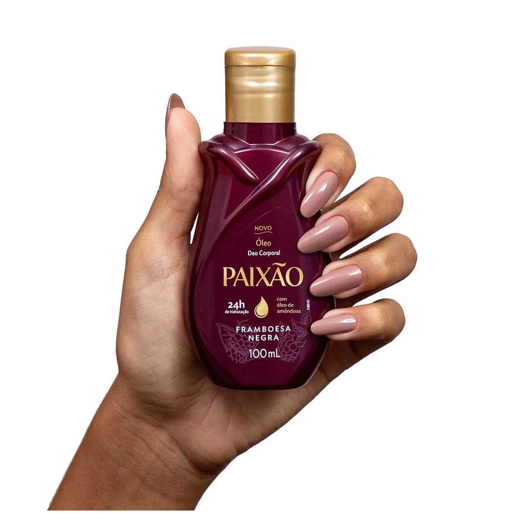 Óleo Corporal Paixão Framboesa Negra 100ml