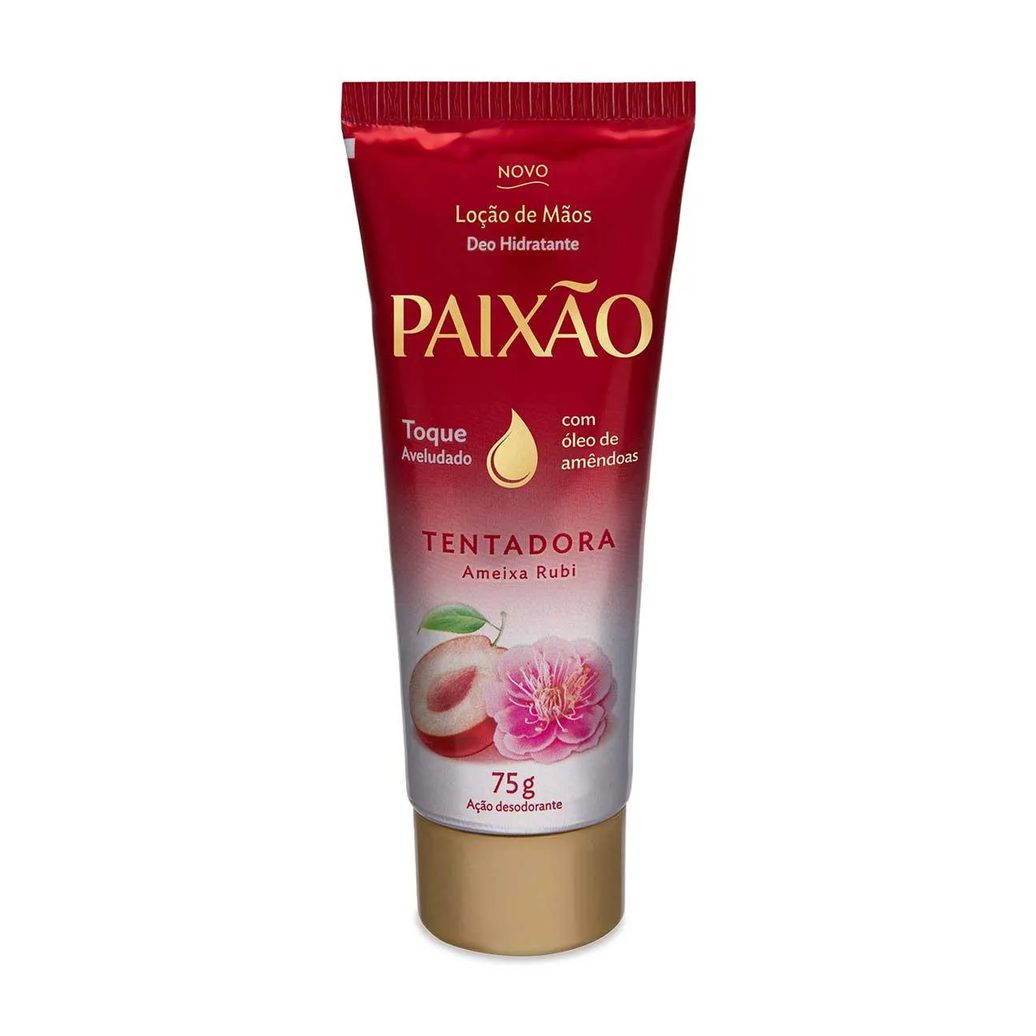 Loção para Mãos Deo Hidratante Paixão Tentadora Ameixa Rubi 75g