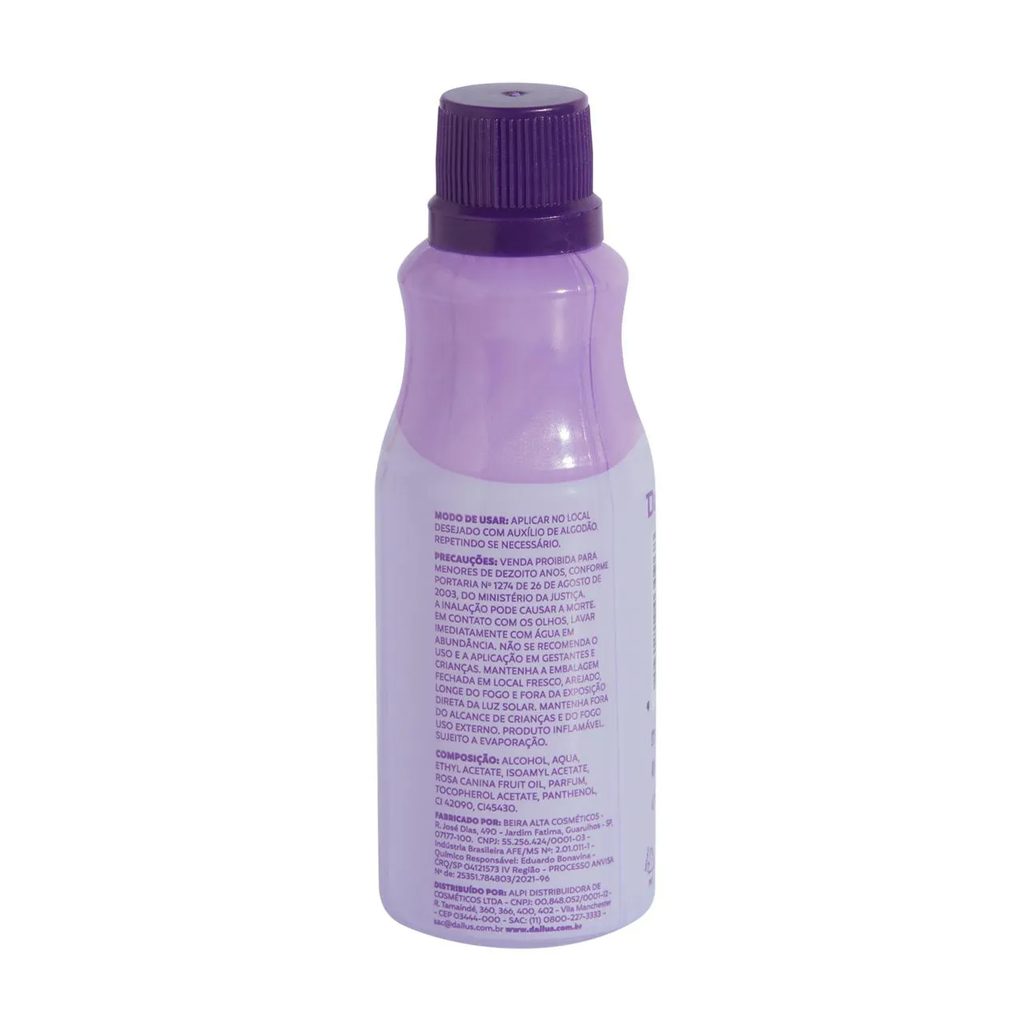 Removedor de Esmaltes Dailus Sem Acetona Vegano 90ml