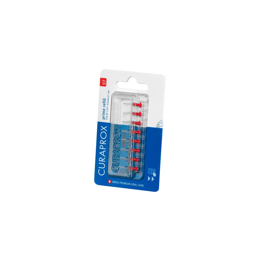Refil para Escova Interdental Curaprox Prime 0,07mm 8 unidades