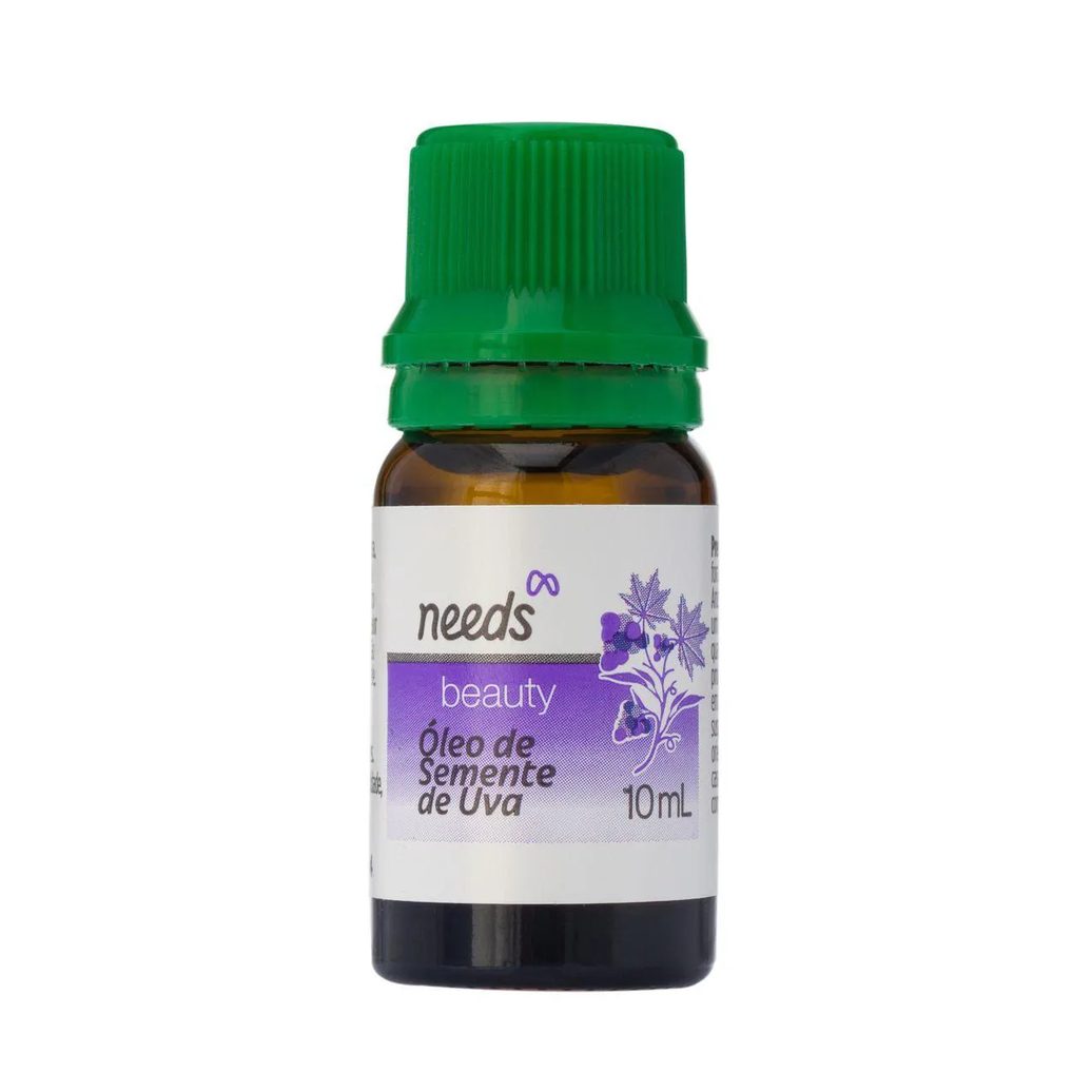 Óleo de Semente de Uva Needs Beauty Pele e Cabelo 10ml