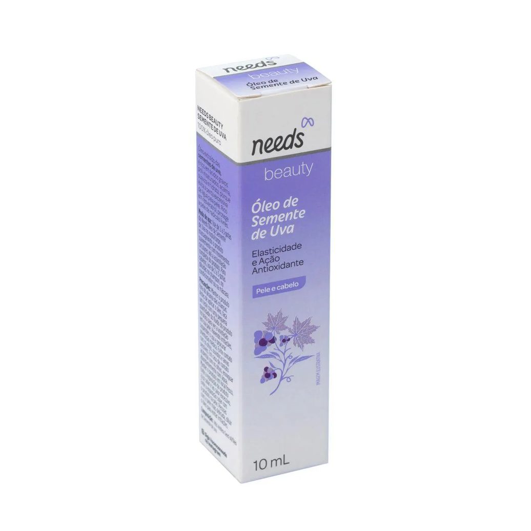 Óleo de Semente de Uva Needs Beauty Pele e Cabelo 10ml