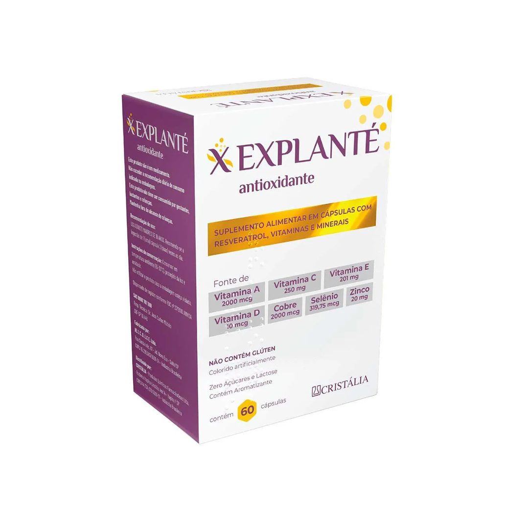 Polivitamínico Explanté Antioxidante 60 cápsulas