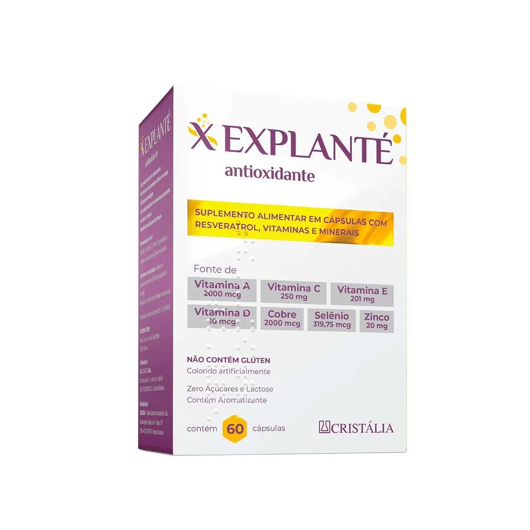 Polivitamínico Explanté Antioxidante 60 cápsulas