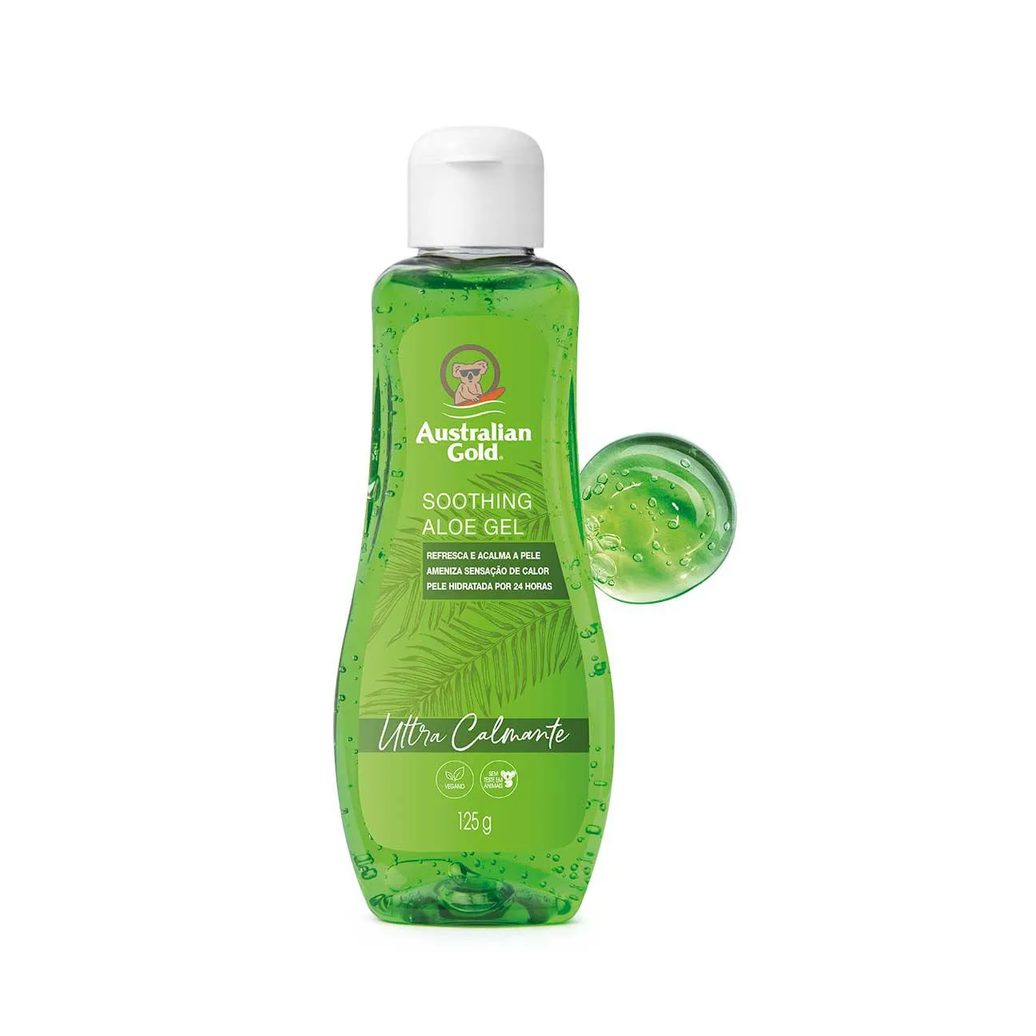 Gel Pós-Sol Australian Gold Soothing Aloe Gel Ultra Calmante 125g