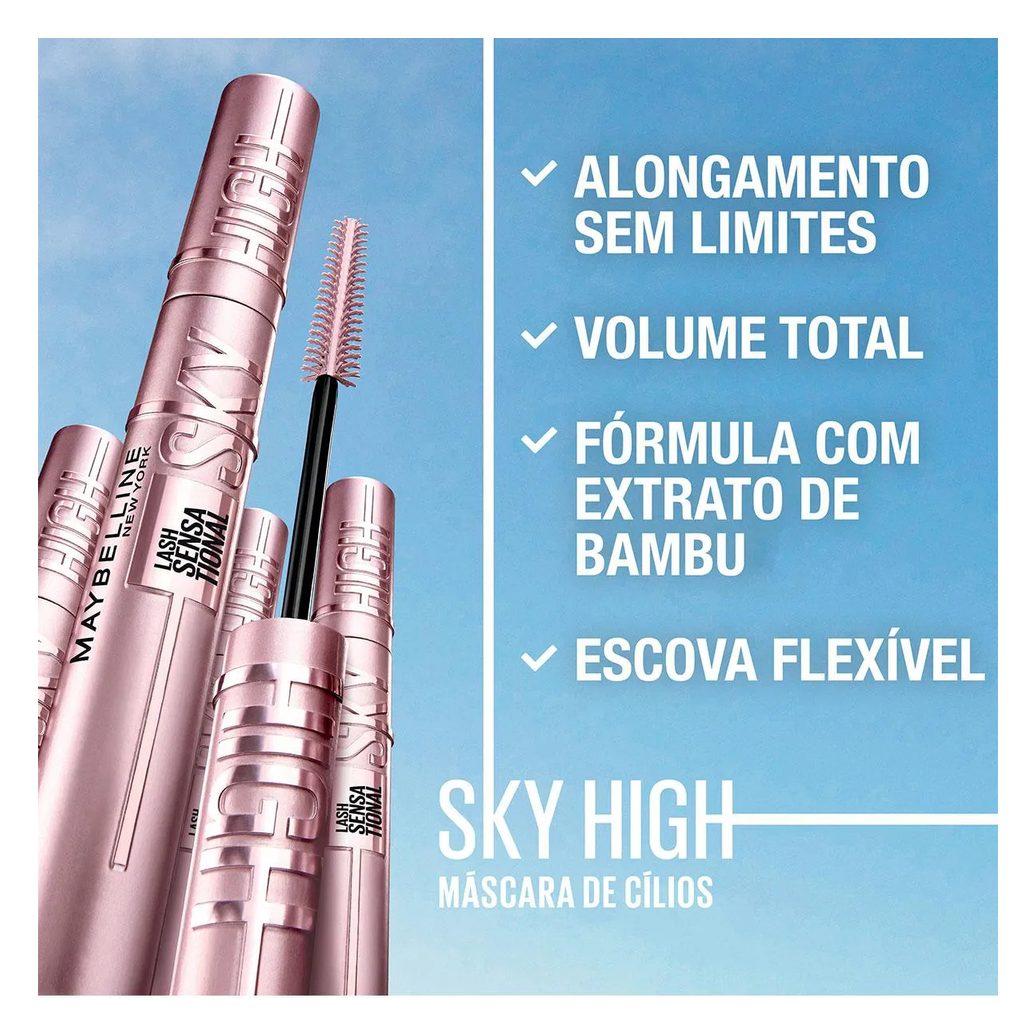 Máscara de Cílios Maybelline NY Lash Sensational Sky High À Prova D'Água 7,2ml