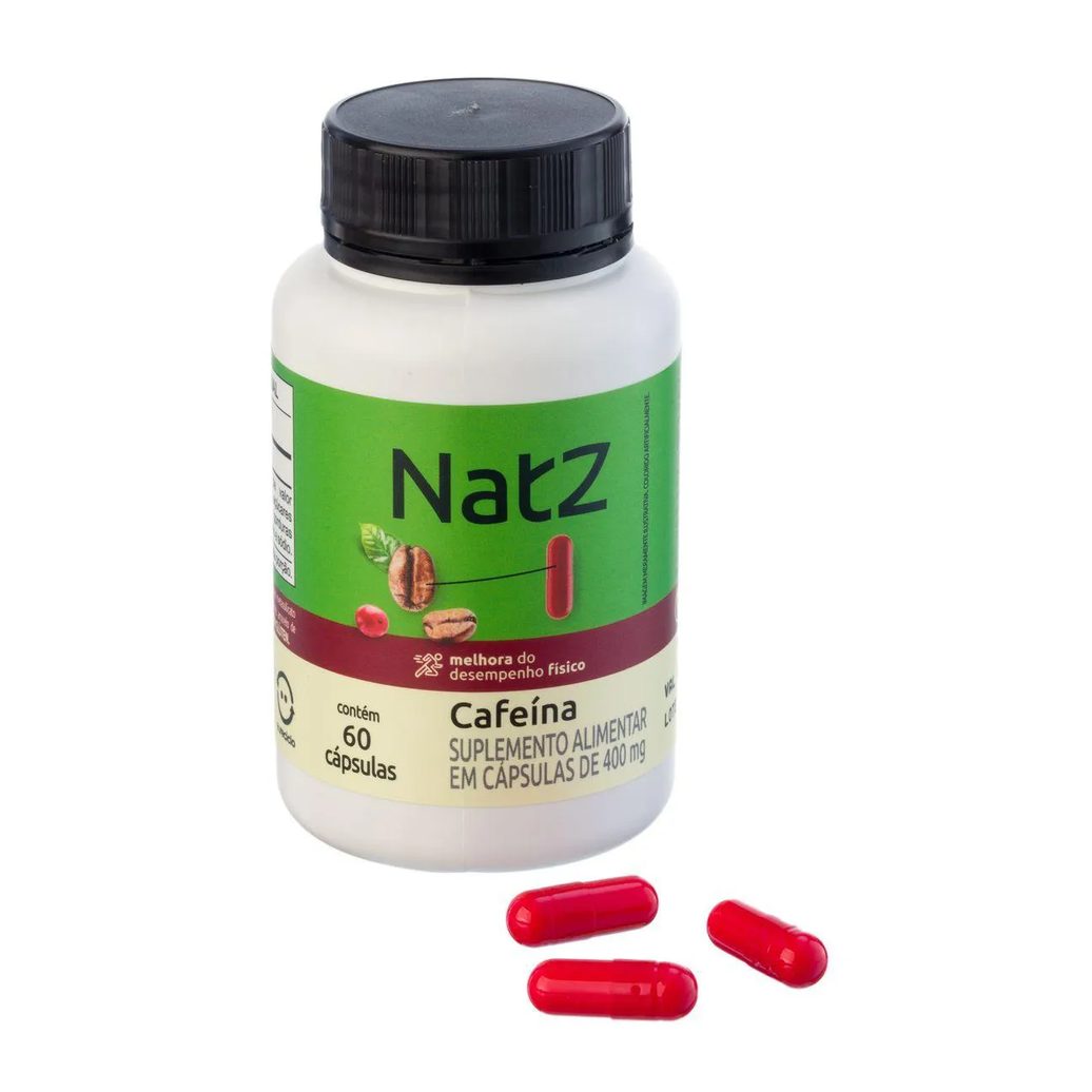 Cafeína Natz 60 Cápsulas