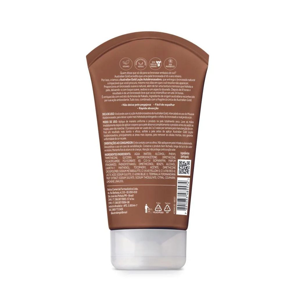 Loçáo Autobronzeadora Australian Gold Kakadu Bronzer 120ml