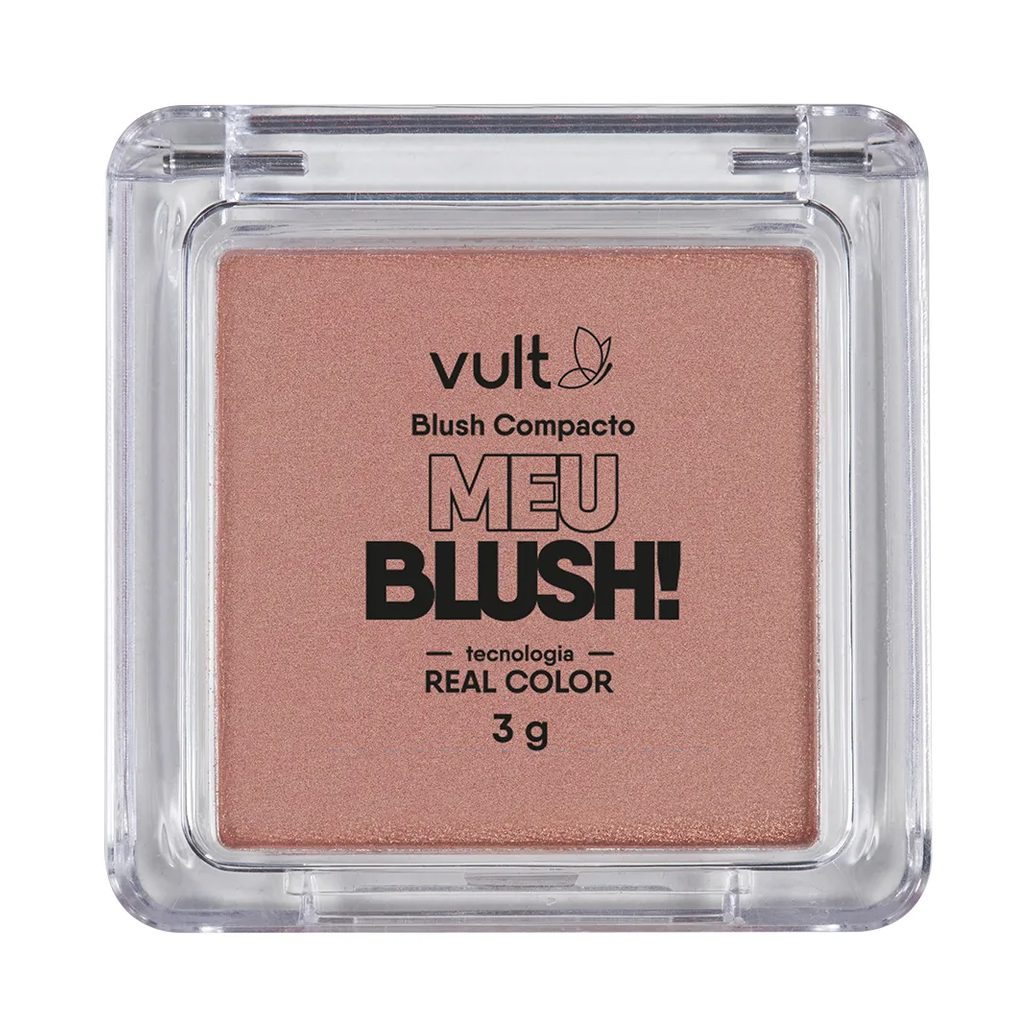 Blush Compacto Vult Meu Blush 3g - Golden Perolado