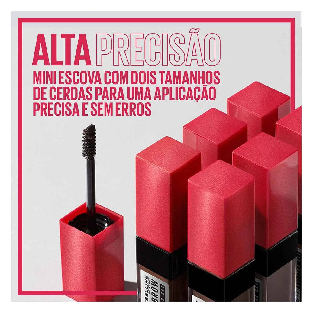 Gel de Sobrancelha Maybelline NY Tattoo Brow 3 Dias Deep Brown 5ml