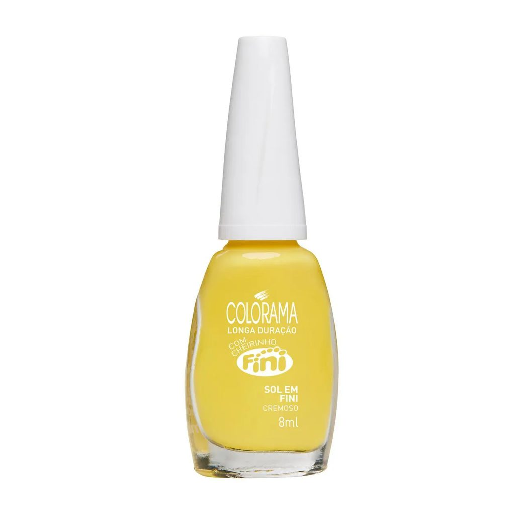 Esmalte Cremoso Colorama Fini 8ml - Sol em Fini