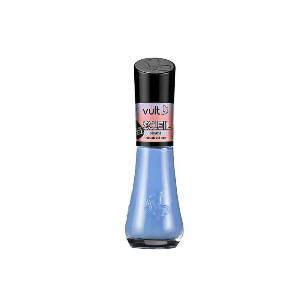 Esmalte Cremoso Vult 5 Free Soleil Efeito Gel 8ml - Céu Azul