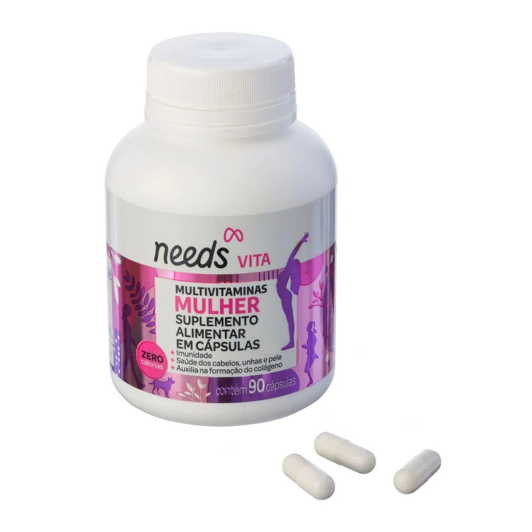 Polivitamínico Needs Vita Mulher 90 cápsulas