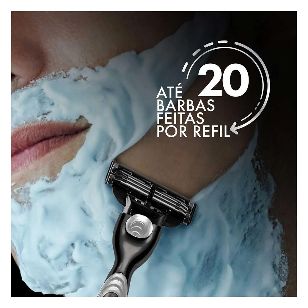 Aparelho de Barbear Gillette Mach3 Carbono 1 unidade