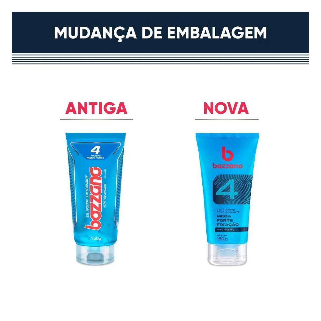 Gel Fixador Condicionante Bozzano Ação Prolongada 150g