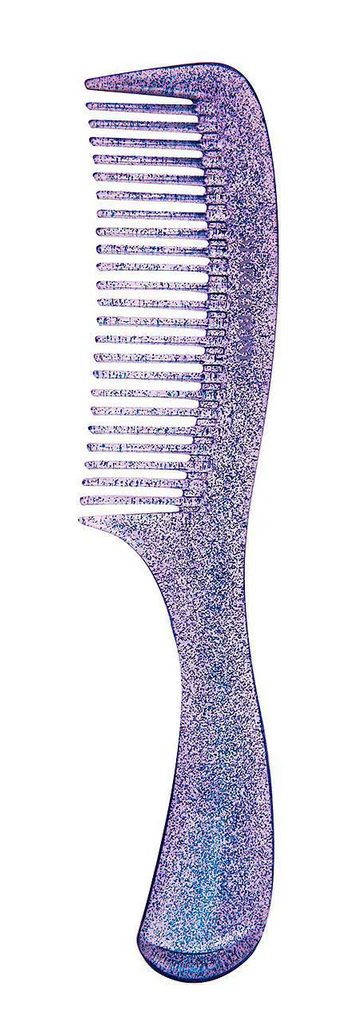 Pente de Cabelo Marco Boni Dourado com Glitter Cabo Anatômico - 1 unidade