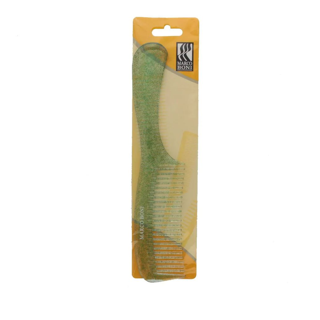 Pente de Cabelo Marco Boni Dourado com Glitter Cabo Anatômico - 1 unidade
