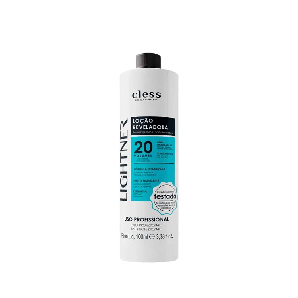 Água Oxigenada Cremosa Lightner 40 Volume com 100ml