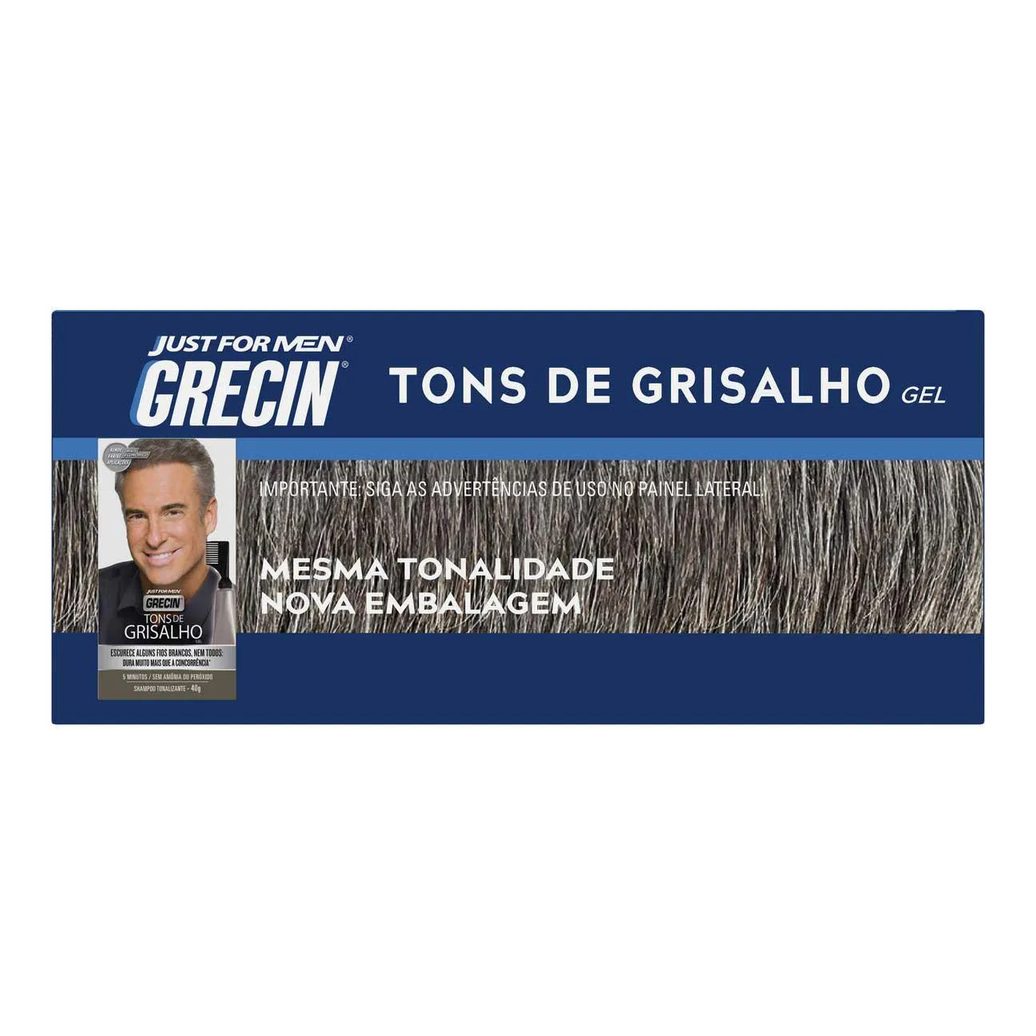 Gel Tonalizante Grecin Tons de Grisalho com 40g