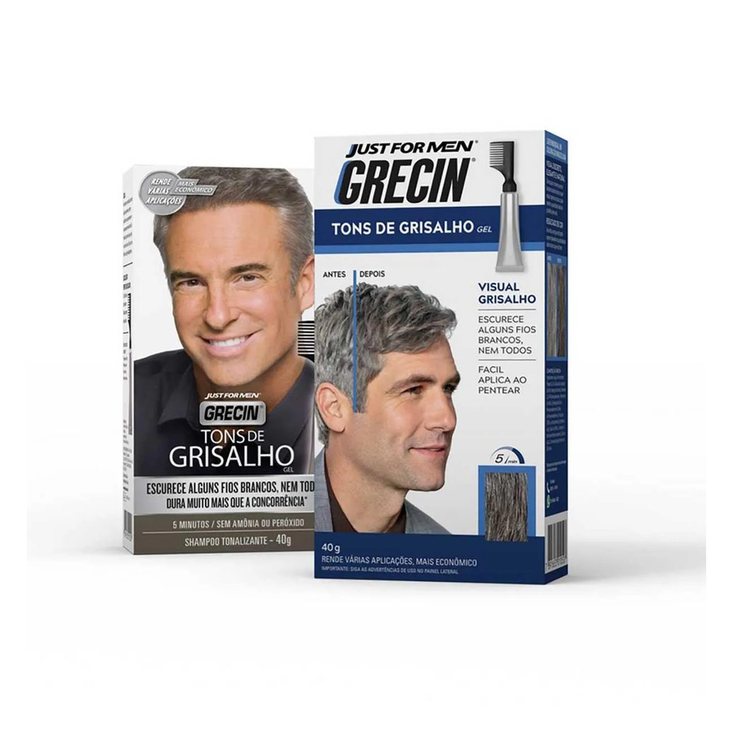 Gel Tonalizante Grecin Tons de Grisalho com 40g