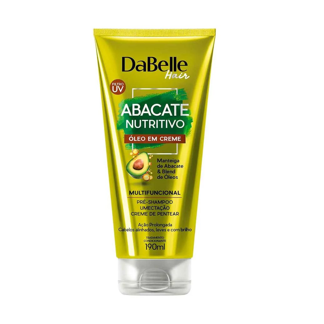 Óleo em Creme DaBelle Hair Abacate Nutritivo com 190ml